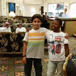 The boys in Doha